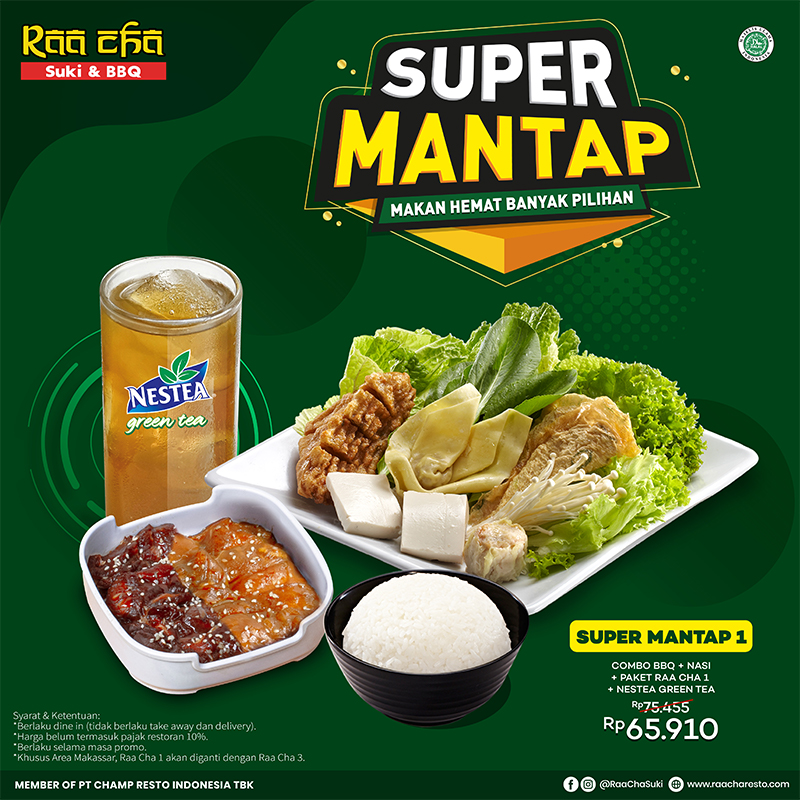 Raa Cha Suki & Barbeque Super Mantap